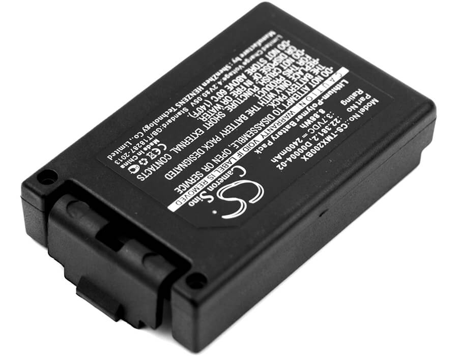 3.7V, 2400mAh, Li-ion Battery fits Teleradio, Tg-txmnl, Transmitter Tele Radio Tg-txmn, 8.88Wh