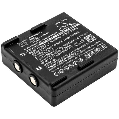9.6V, 600mAh, Ni-MH Battery fits Hetronic, 68300510, 68300520, 5.76Wh