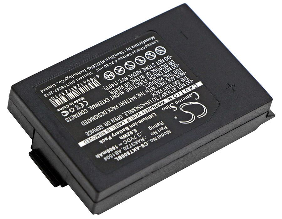 3.7V, 1600mAh, Li-ion Battery fits Akerstroms, Aq80 Transmitters, Era 100j Transmitters, 5.92Wh
