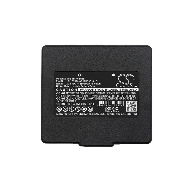 3.6V, 2500mAh, Ni-MH Battery fits Hetronic, 68300600, 68300900, 9Wh