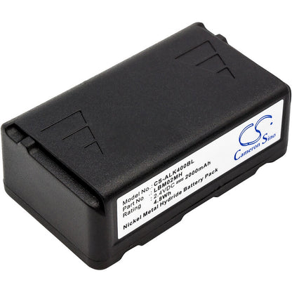 2.4V, 2000mAh, Ni-MH Battery fits Autec, Light Lk4, Light Lk6, 4.8Wh
