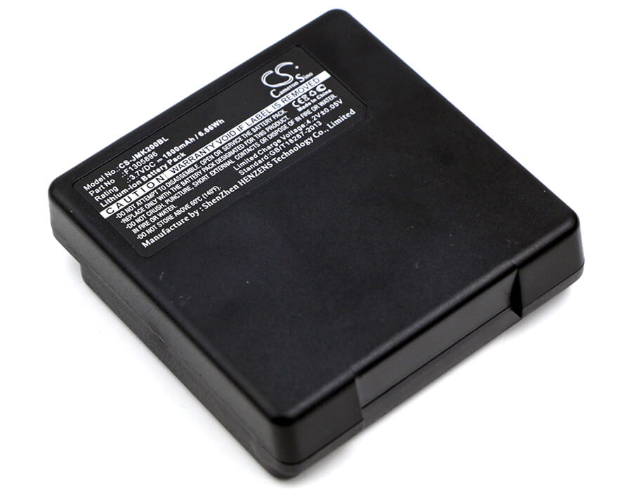 3.7V, 1800mAh, Li-ion Battery fits Jay, Beta6 Two-way Radio, Gama10 Remote Control Security, 6.66Wh
