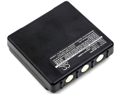 3.7V, 1800mAh, Li-ion Battery fits Jay, Beta6 Two-way Radio, Gama10 Remote Control Security, 6.66Wh