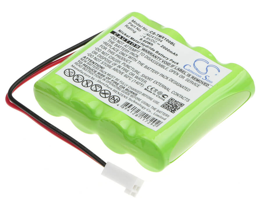 4.8V, 2000mAh, Ni-MH Battery fits Teleradio, Le-tx-mx10, Li-tx-md10, 9.6Wh