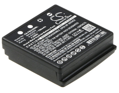 6.0V, 700mAh, Ni-MH Battery fits Hbc, Fbfub09n, Fub 9nm 6v, 4.2Wh