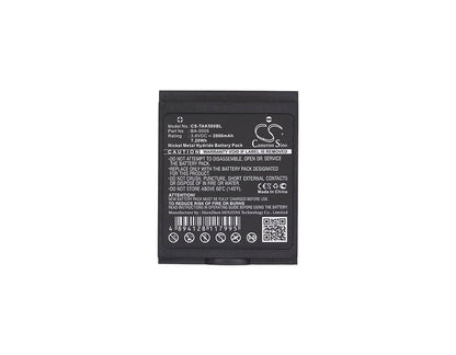 3.6V, 2000mAh, Ni-MH Battery fits Teletec, Ak5, 7.2Wh