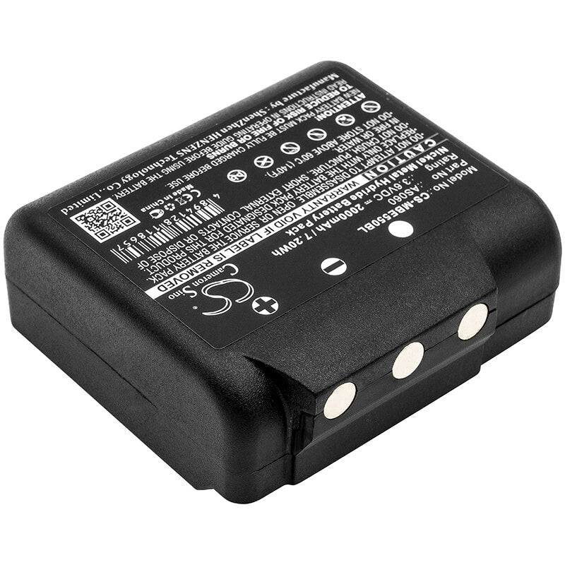 3.6V, 2000mAh, Ni-MH Battery fits Imet, Be3600, Be5500, 7.2Wh