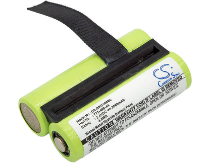 2.4V, 2000mAh, Ni-MH Battery fits Damag, Drc10, 4.8Wh