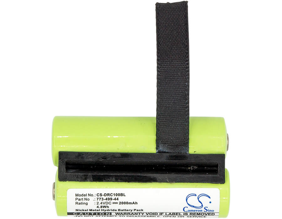 2.4V, 2000mAh, Ni-MH Battery fits Damag, Drc10, 4.8Wh