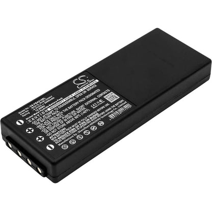 Black, 6.0V, 2000mAh, Ni-MH Battery fits Hbc, Ba14061, Fub06 Eex, 12Wh