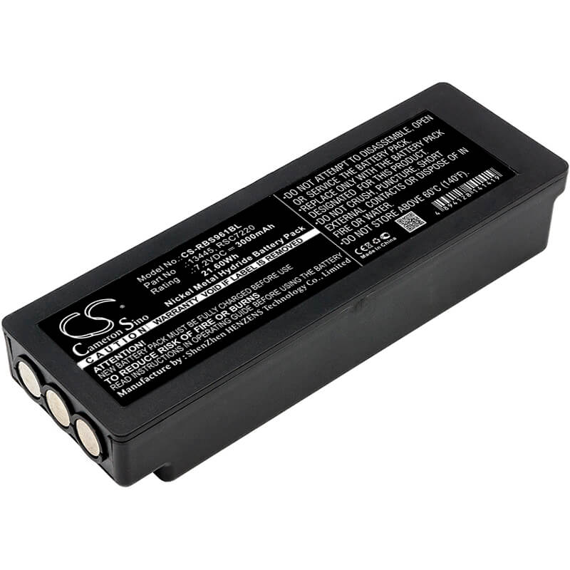 7.2V, 3000mAh, Ni-MH Battery fits Scanreco, 590, 592, 21.6Wh