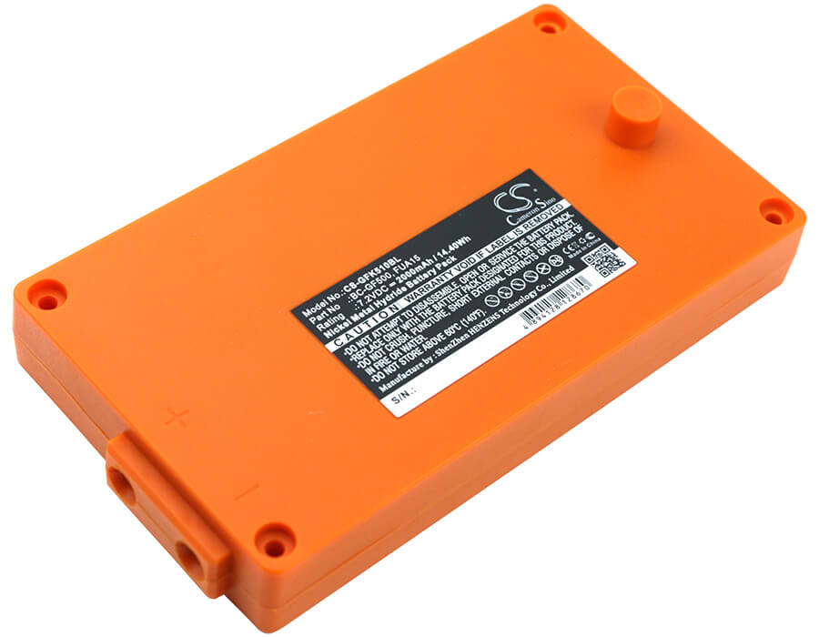 Orange, 7.2V, 2000mAh, Ni-MH Battery fits Gross Funk, Crane Remote Control, Gf500, 14.4Wh