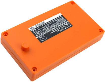 Orange, 7.2V, 2000mAh, Ni-MH Battery fits Gross Funk, Crane Remote Control, Gf500, 14.4Wh