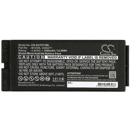 4.8V, 2500mAh, Ni-MH Battery fits Ikusi, Berlinde, Gh, 12Wh
