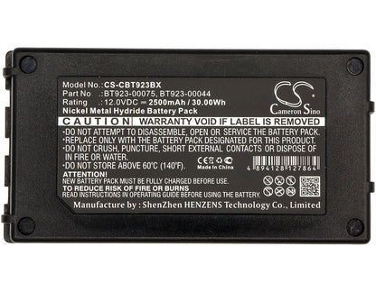 12.0V, 2500mAh, Ni-MH Battery fits Cattron Theimeg, Easy, Easy U. Mini, 30Wh