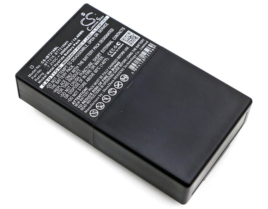 Black, 7.2V, 2000mAh, Ni-MH Battery fits Itowa, Boggy, Combi Caja Spohn, 14.4Wh
