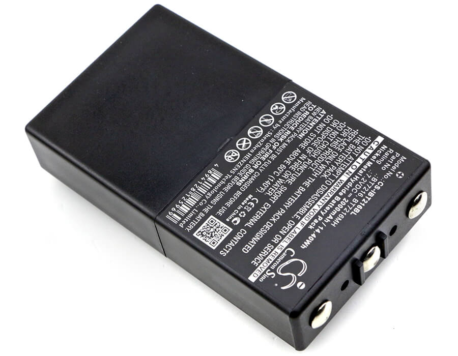Black, 7.2V, 2000mAh, Ni-MH Battery fits Itowa, Boggy, Combi Caja Spohn, 14.4Wh