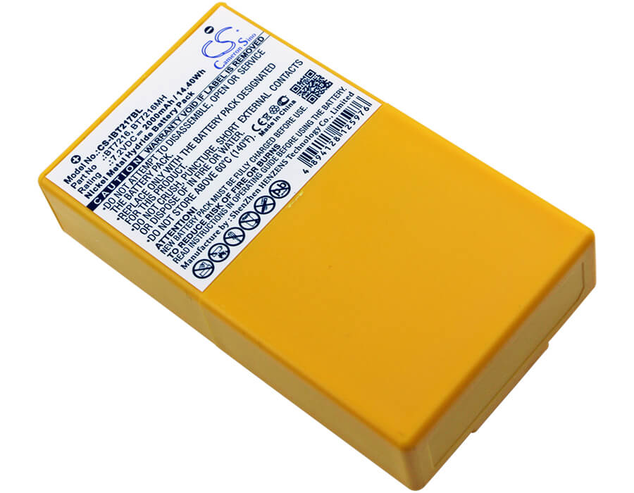 Yellow, 7.2V, 2000mAh, Ni-MH Battery fits Itowa, Boggy, Combi Caja Spohn, 14.4Wh