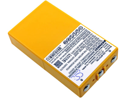 Yellow, 7.2V, 2000mAh, Ni-MH Battery fits Itowa, Boggy, Combi Caja Spohn, 14.4Wh