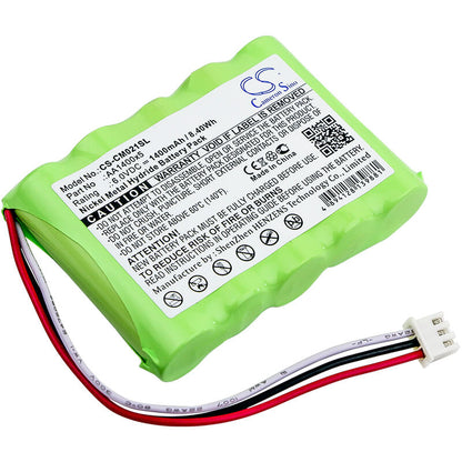 6.0V, 1400mAh, Ni-MH Battery fits Cameron Sino, Aa1400x5, 8.4Wh