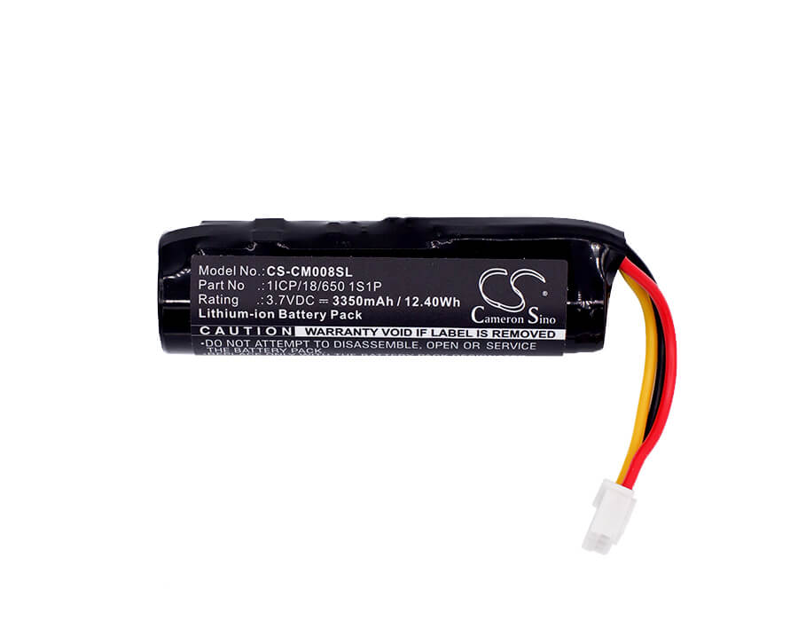 3.7V, 3350mAh, Li-ion Battery fits Cameron Sino, 1icp/18/650 1s1p, 12.395Wh