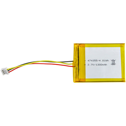3.7V, 1300mAh, Li-Polymer Battery fits Cameron Sino, 1icp/47/43/55, 4.81Wh