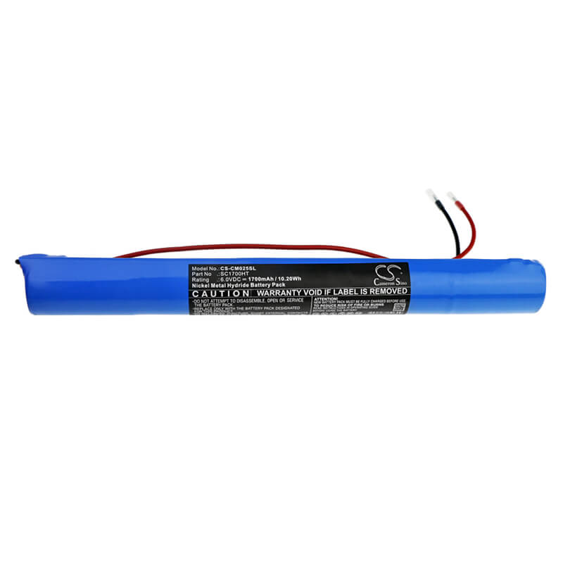 6.0V, 1700mAh, Ni-MH Battery fits Cameron Sino, Sc1700ht, 10.2Wh