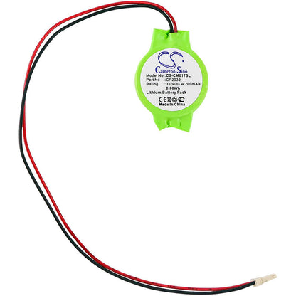 Custom Battery Packs 3.0V, 200mAh, Lithium Battery fits Cameron Sino, Cr2032, 0.6Wh
