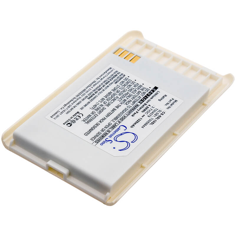 3.7V, 1320mAh, Li-ion Battery fits Sirius, Sl100, Stiletto 10 (sl10pk1), 4.884Wh