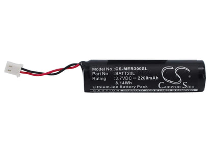 3.7V, 2200mAh, Li-ion Battery fits Midland, Er200, Er300, 8.14Wh