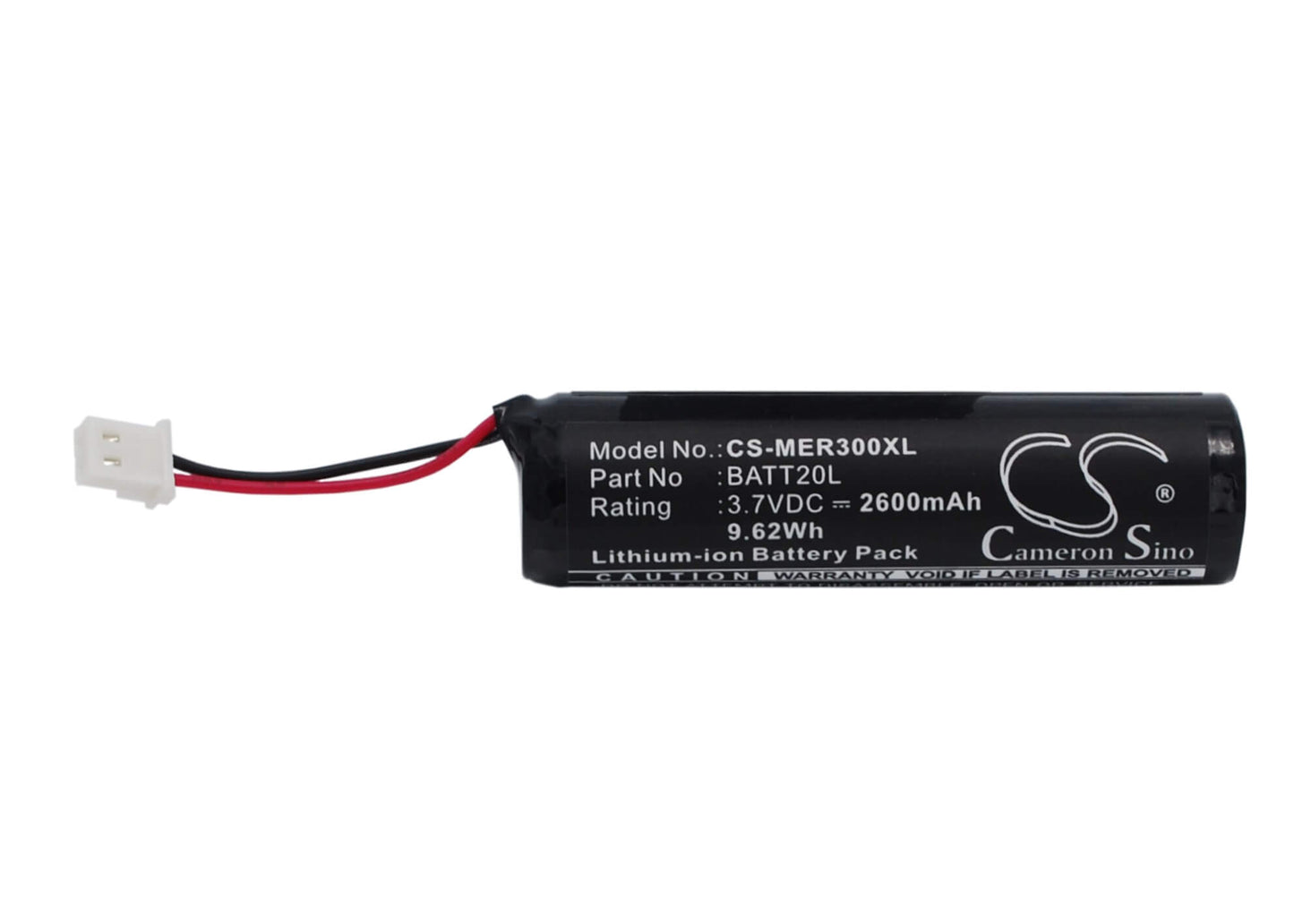 3.7V, 2600mAh, Li-ion Battery fits Midland, Er200, Er300, 9.62Wh