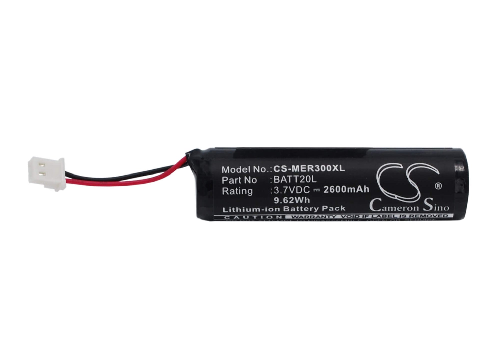 3.7V, 2600mAh, Li-ion Battery fits Midland, Er200, Er300, 9.62Wh
