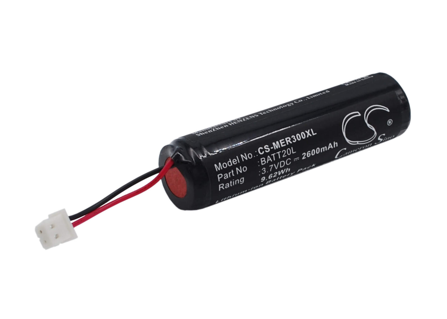 3.7V, 2600mAh, Li-ion Battery fits Midland, Er200, Er300, 9.62Wh