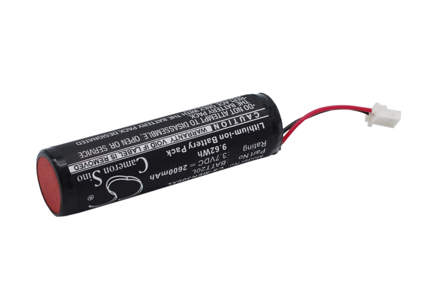 3.7V, 2600mAh, Li-ion Battery fits Midland, Er200, Er300, 9.62Wh