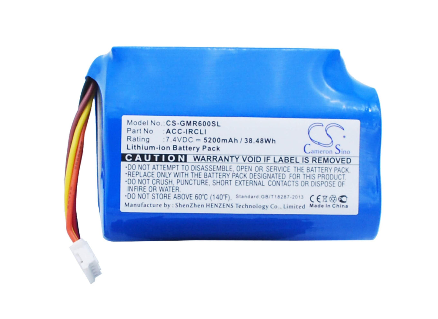 7.4V, 5200mAh, Li-ion Battery fits Grace Mondo, Gdi-irc6000, Gdi-irc6000r, 38.48Wh
