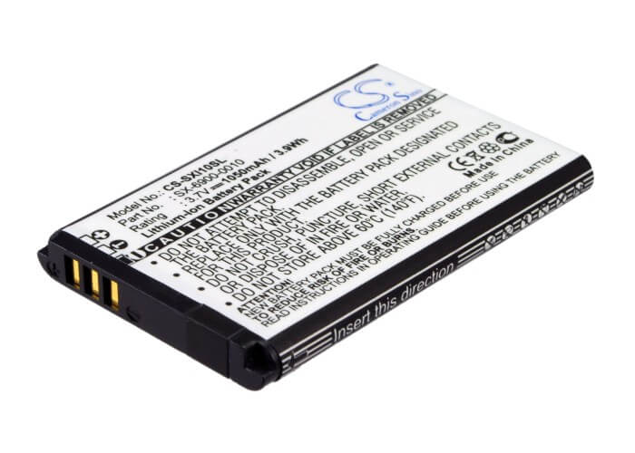 3.7V, 1050mAh, Li-ion Battery fits Sirius, Sxi1, Xm Lynx, 3.885Wh