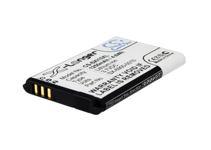 3.7V, 1250mAh, Li-ion Battery fits Sirius, Sxi1, Xm Lynx, 4.625Wh