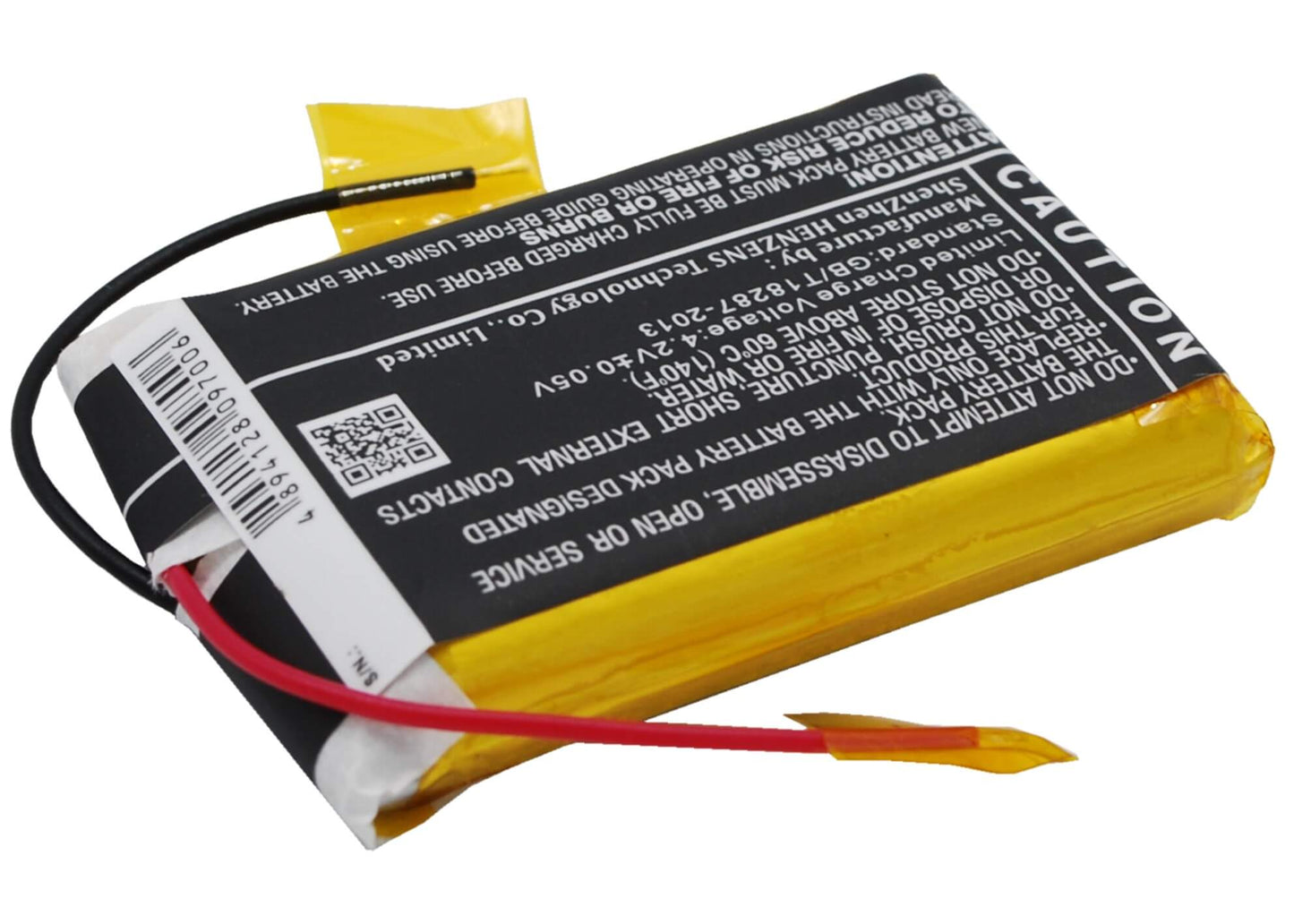 3.7V, 1850mAh, Li-Polymer Battery fits Roberts, Sports Dab2, 6.845Wh