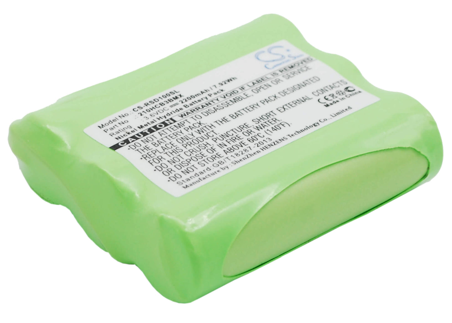 3.6V, 2200mAh, Ni-MH Battery fits Roberts, Solar Dab 1, Solardab Radio, 7.92Wh