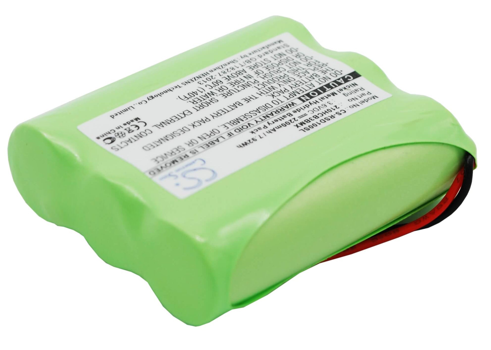 3.6V, 2200mAh, Ni-MH Battery fits Roberts, Solar Dab 1, Solardab Radio, 7.92Wh