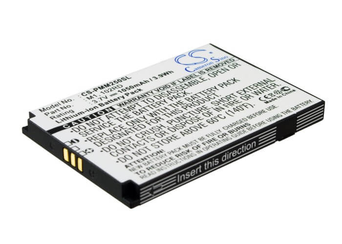 3.7V, 1050mAh, Li-ion Battery fits Pure, Move 2500, Move 2520, 3.885Wh