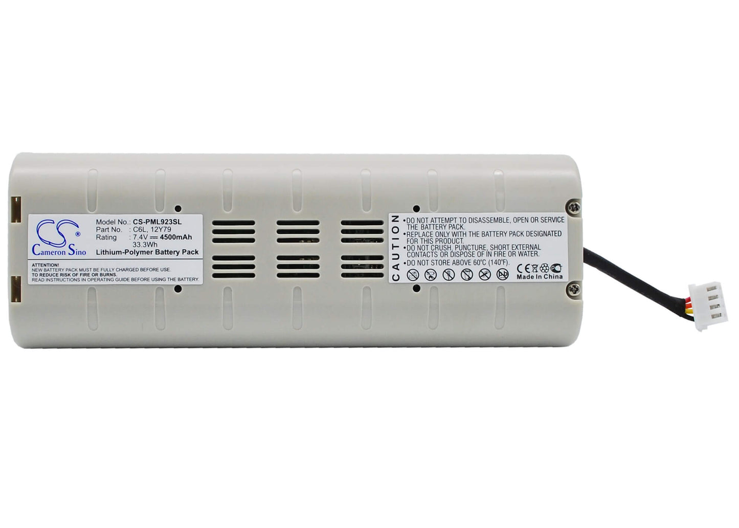 7.4V, 4500mAh, Li-Polymer Battery fits Pure, Elan Dx40, Elan Ii, 33.3Wh