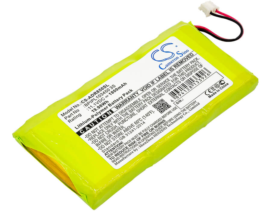 11.1V, 1800mAh, Li-ion Battery fits Albrecht, Dr 850, Dr-850, 19.98Wh