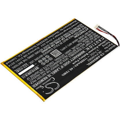 3.7V, 11000mAh, Li-Polymer Battery fits Autel, Maxisys Cv, Maxisys Ms908, 40.7Wh