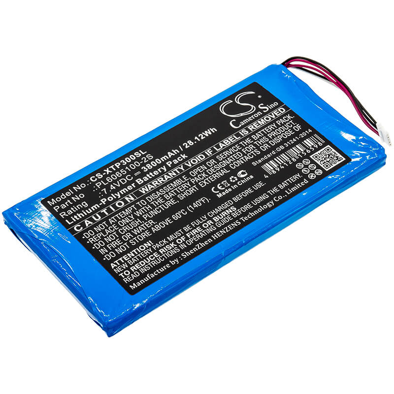 7.4V, 3800mAh, Li-Polymer Battery fits Xtool, Ez300 Pro, Ez400 Pro, 28.12Wh