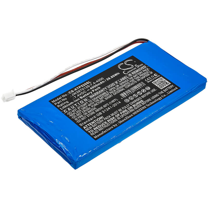 7.4V, 4000mAh, Li-ion Battery fits Xtool, P52, 29.6Wh