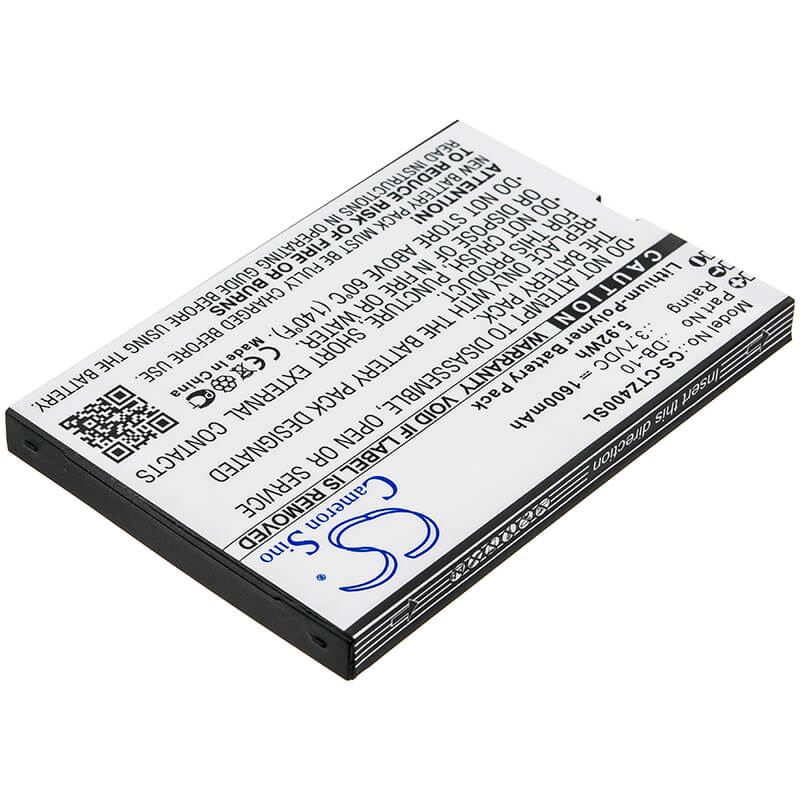 3.7V, 1600mAh, Li-Polymer Battery fits Canon, Wordtank Z400, Wordtank Z410, 5.92Wh