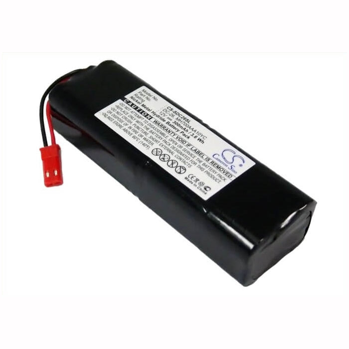 12.0V, 300mAh, Ni-MH Battery fits Kinetic, Mh700aaa10yc, 3.6Wh