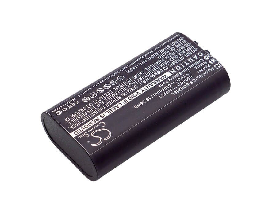 3.7V, 5200mAh, Li-ion Battery fits Sportdog, Tek 2.0 Gps Handheld, 19.24Wh