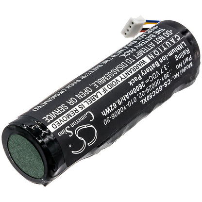 3.7V, 2600mAh, Li-ion Battery fits Garmin, Alpha, Alpha 100, 9.62Wh